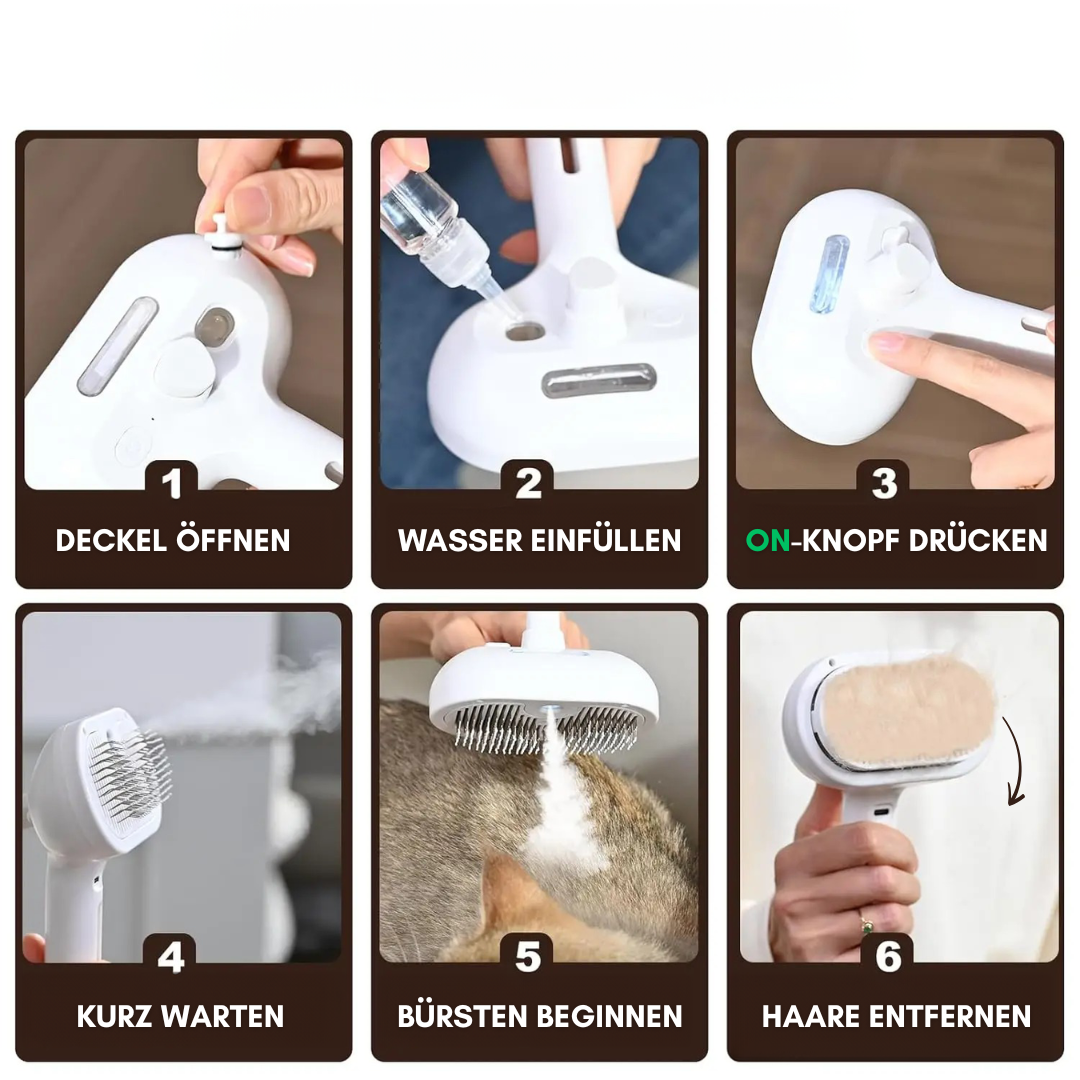 MagieBürste - Mit Leichtigkeit durch Haarausfall!