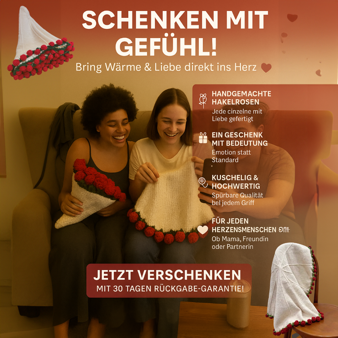 Amarosa - Die Decke, die Liebe trägt (bereits gehäkelt - 100cm)