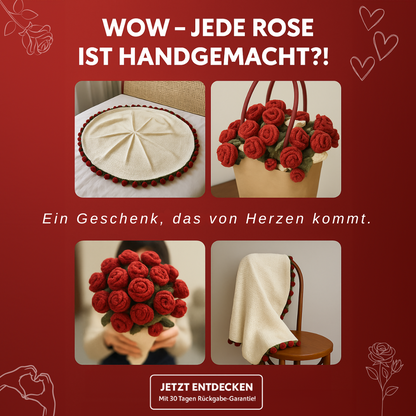 Amarosa - Die Decke, die Liebe trägt (bereits gehäkelt - 100cm)