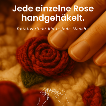 Amarosa - Die Decke, die Liebe trägt (bereits gehäkelt - 100cm)