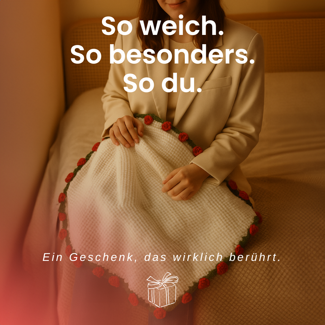 Amarosa - Die Decke, die Liebe trägt (bereits gehäkelt - 100cm)