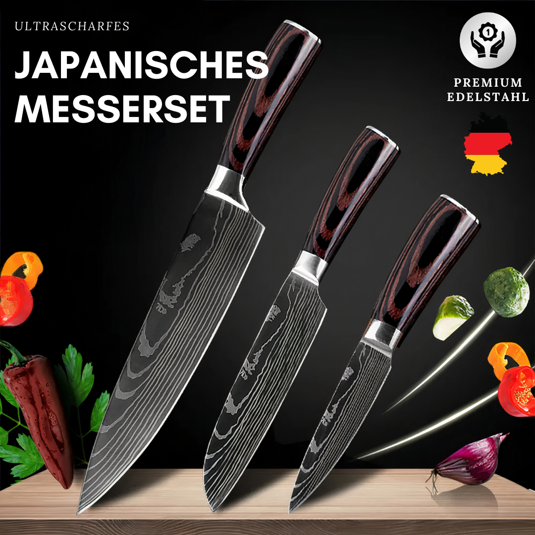 Japanisches 3er-Messerset