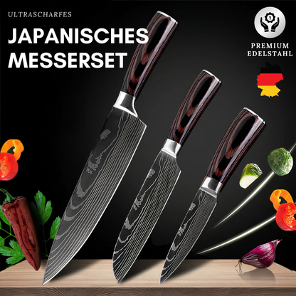 Japanisches 3er-Messerset
