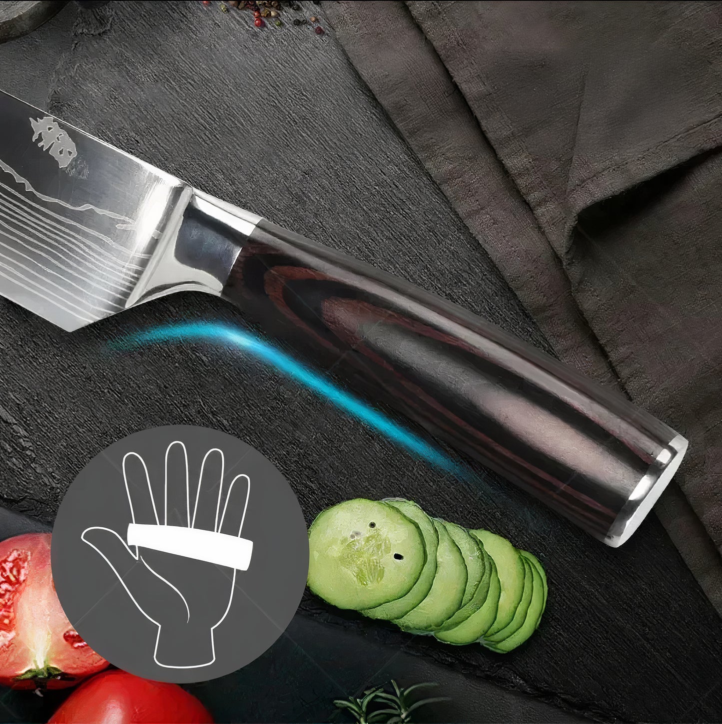 Japanisches 3er-Messerset